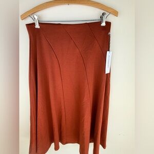 Liz Claiborne A-Line Skirt in Rich Rust